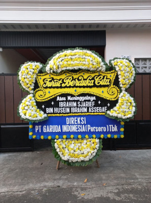 Papan Bunga Duka di Taba Lestari