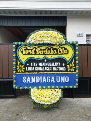 Papan Bunga Duka di Taba Lestari